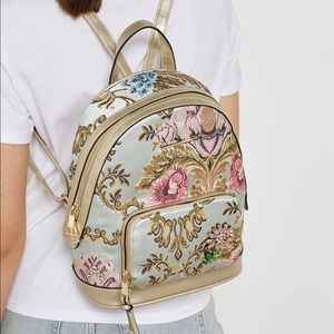Aldo floral backpack dual adjustable strap